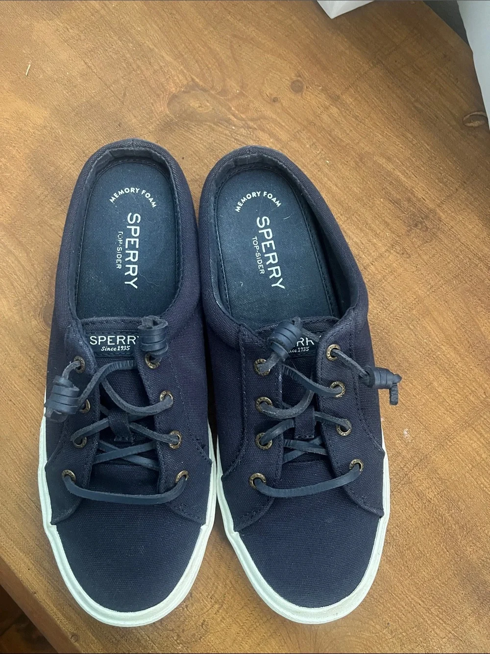 Sperry Navy Canvas Boat Shoe Sneakers